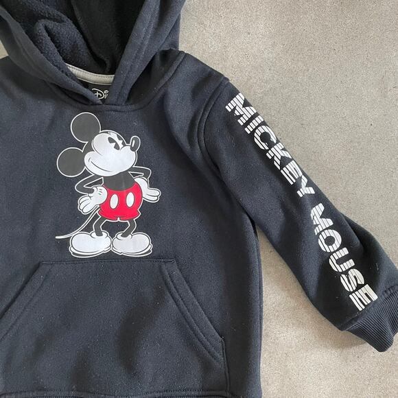 Disney mickey mouse black hoodie boys 2T plush toy - Picture 2 of 5